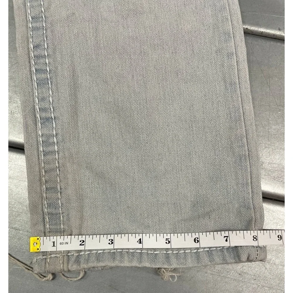 True Religion Ricky Super T Denim Jeans Mens 30x31‎ Light Wash Distressed Y2K